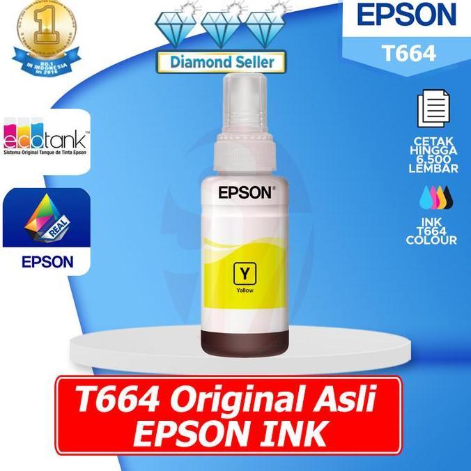 Bolehdijamin- Epson Cartridge T6644 Yellow Untuk L360, L450
