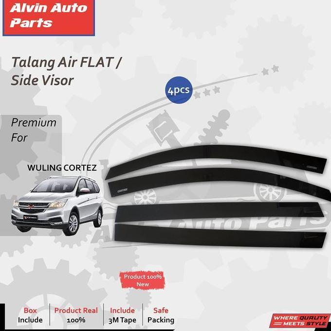 TALANG AIR CORTEZ / SIDE VISOR CORTEZ FLAT / ACCESSORIES WULING CORTEZ HIGH QUALITY