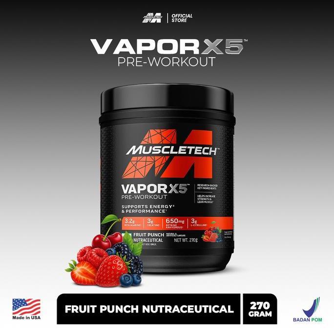 Cod,Bisaaja- Muscletech Vaporx5 Next Gen 30 Serving