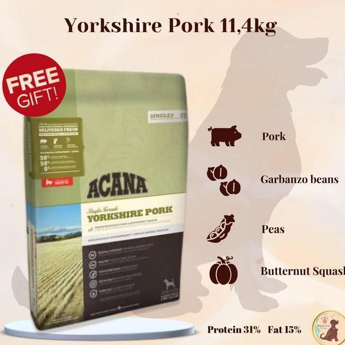 Instanbisachat- Acana Singles Formula Yorkshire Pork 11.4 Kg