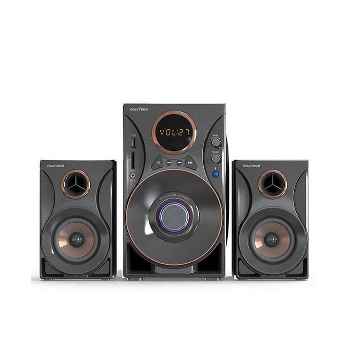 Herisaputra645 - Salon Aktif Polytron Speaker Bluetooth Usb Remote Extra Bass Original