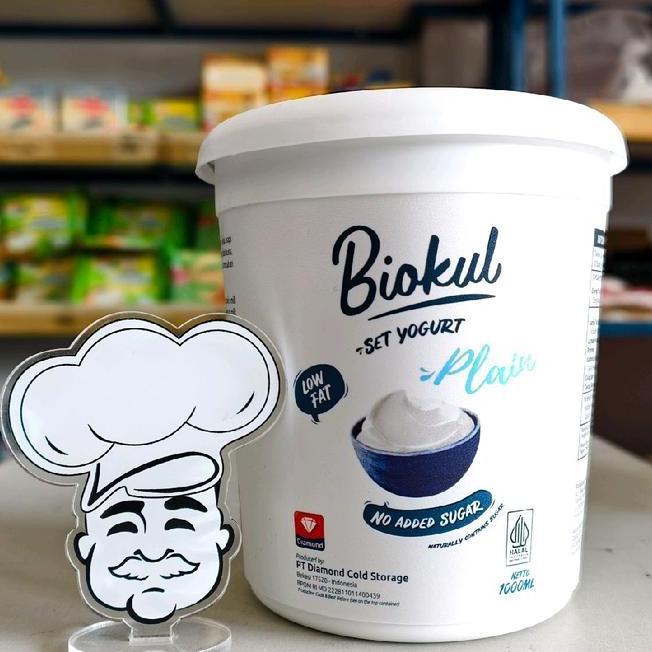 Yoghurt Biokul 1Kg Plain Yoghurt Diamond 1Kg Yoghurt Stirred Plain