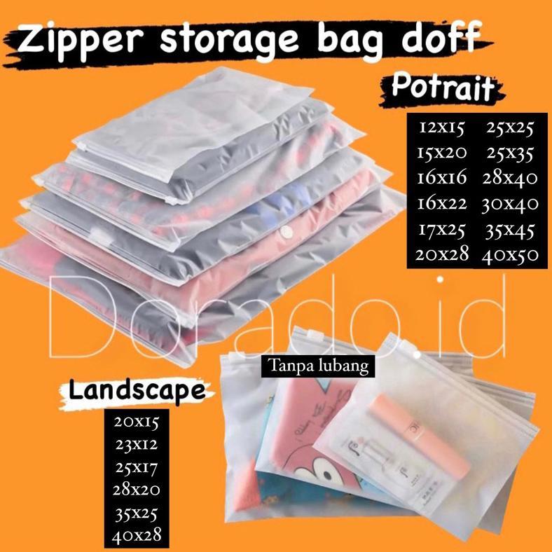 NAYORASHOP ZIPPER BAG / ZIPPER LOCK / ZIPPER STORAGE BAG / ZIPPER TRAVEL POUCH / TRAVEL POUCH SERBAG