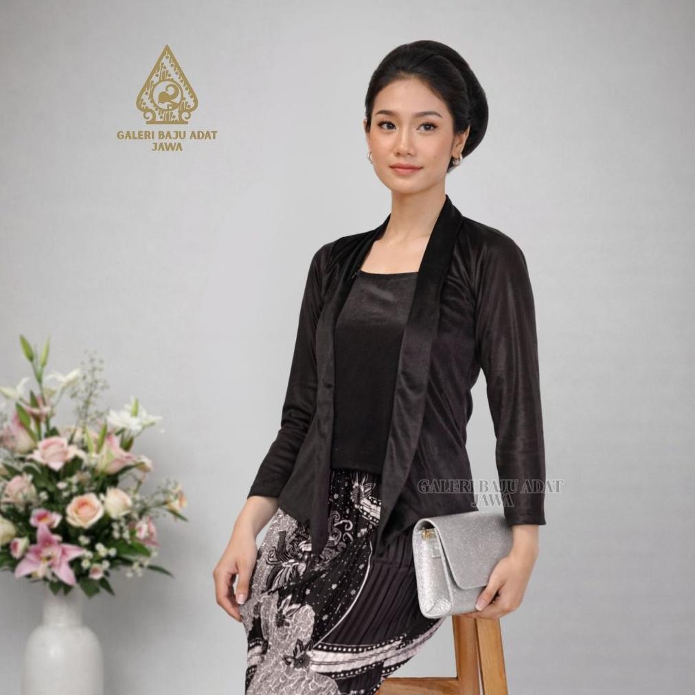 Premium Kebaya Bludru Model Kutubaru - Nyaman Dipakai, Bahan Adem, Jahitan Rapi