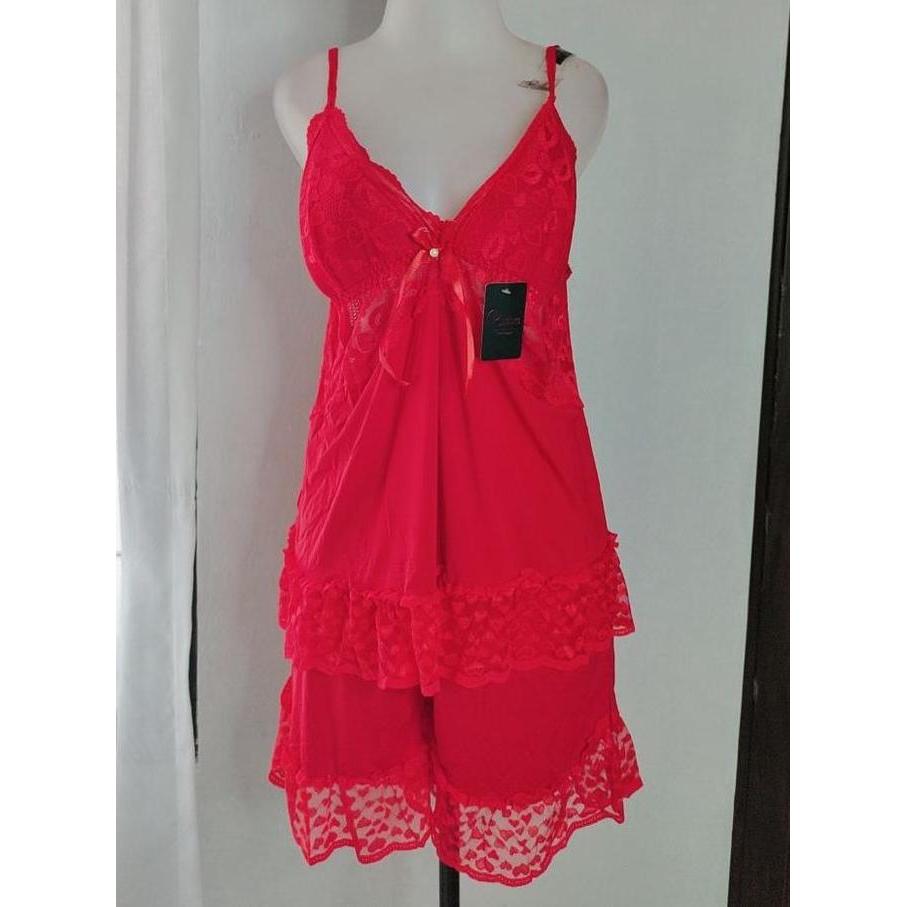 Bossexy-Lingerie Set Celana Wanita 1624A Jumbo/Lingerie Set/Baju Tidur Set