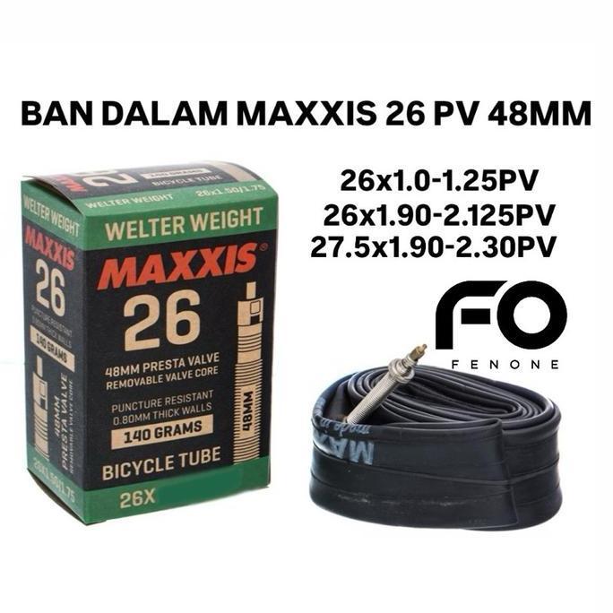Karibianszz - BAN DALAM MAXXIS 26 PV PRESTA 48MM INNER TUBE WELTER WEIGHT PRESTA VALVE / BAN DALAM M