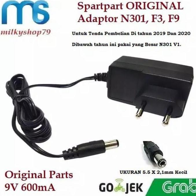 Mmhstore- Adaptor Tenda N301, / Tenda F3, Adaptor Tenda F9 Adaptor 9V 600Ma