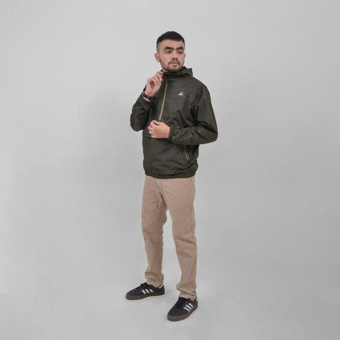 Uomo- Brey Jaket Pria Cagoule Parasut Maze Jacket