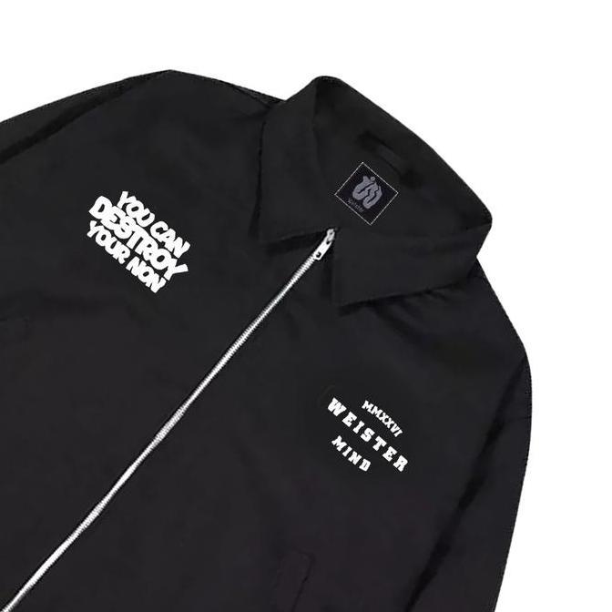 Uomo- Weister Work Jacket Boxy Hitam - Yourself Jaket Tebal