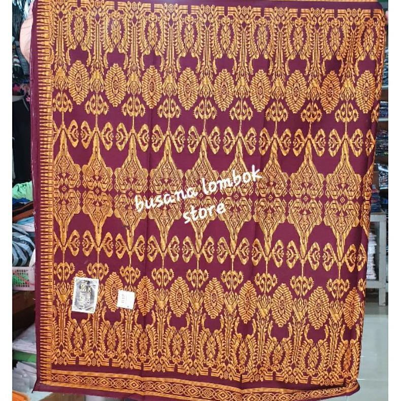 Sale Kain Songket Motif Songket Printing Kain Lombok
