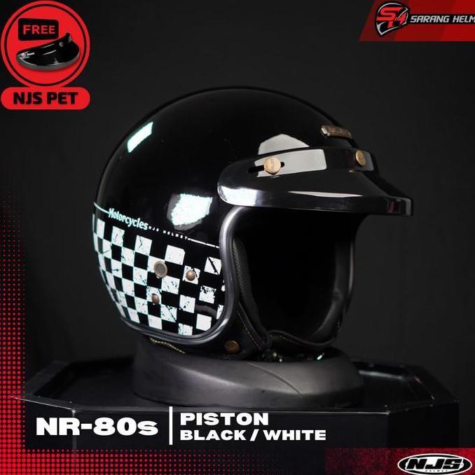NJS Nr80's Piston - Helm Retro | NJS | NR | NR Motif | Piston | Helm Bogo | NJS Bogo | NJS Retro | R