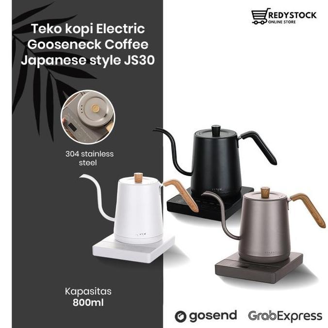 Jinsei Teko Kopi Electric Gooseneck coffee kettle Japanese ZK-KH202