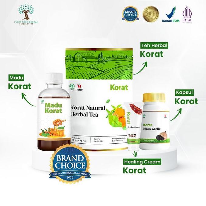 Zerox- Madu Dan Teh Korat-Suplemen Kesehatan Alami-Bantu Atsi Asam Urat Dan Kolestrol