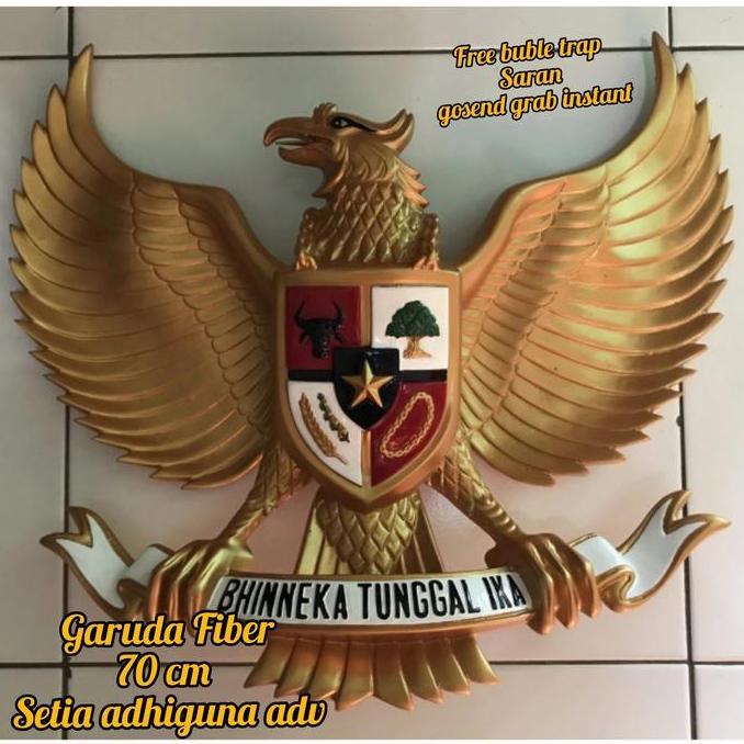 lambang burung garuda fiber 70 cm