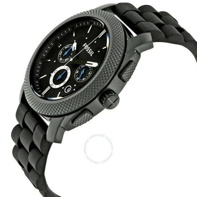 BRANDED WATCH FS4487 FS 4487 MACHINE CHRONOGRAPH BLACK SILICON RUBBER