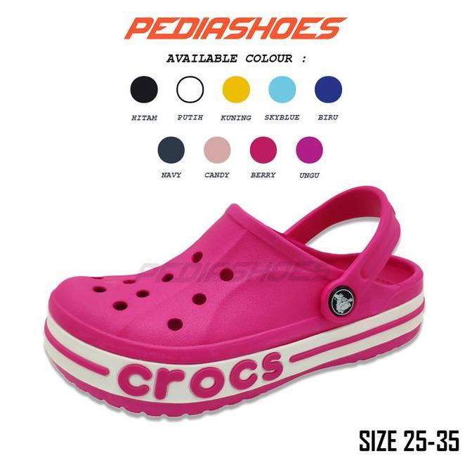 Sepatu Sandal Pria Sendal Anak Crocs Bayaband Clog Original