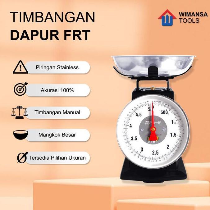 NEW TIMBANGAN DUDUK FRT KAPASITAS 5 KG - TIMBANGAN MANUAL