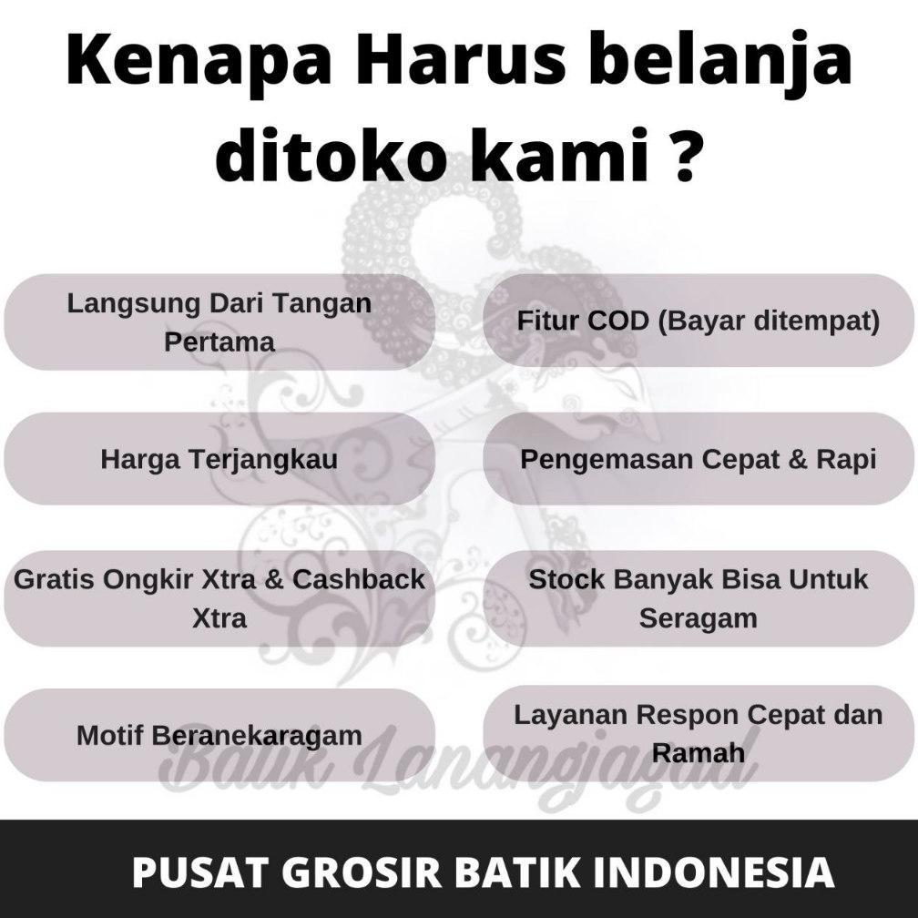 Tahan Lama Batik Pria Batik Ayah Dan Anak Laki Laki Kemeja Batik Anak Cowok Motif Anggrek Warna Biru