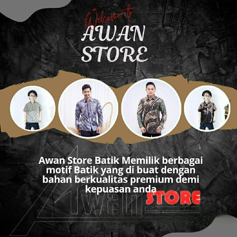 Viral  Terbaru Batik Nanas Denim Batik Biru Denim Kemeja Batik Ayah Dan Kemeja Batik Anak Cowok
