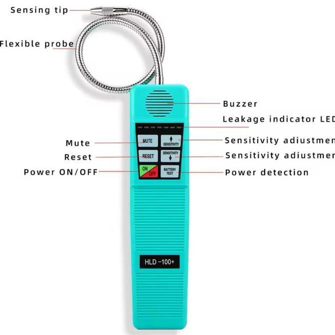Alat Detektor Kebocoran Semua Pendingin AC Halogen Leak Detector Freon Gas Analyzer Gas Detector wit
