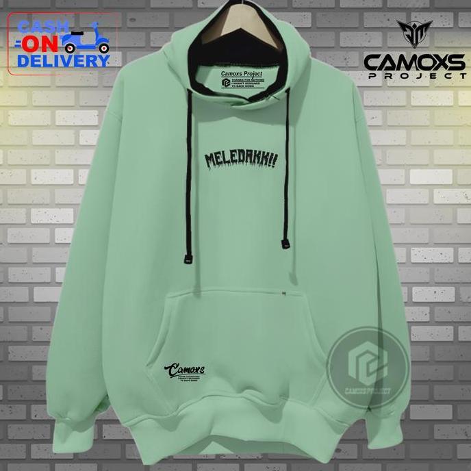 DV223 - Jaket Hodie Distro Sweater Hoodie Pria MELEDAKK Original Unisex Cewek Cowok Keren Bahan Teba