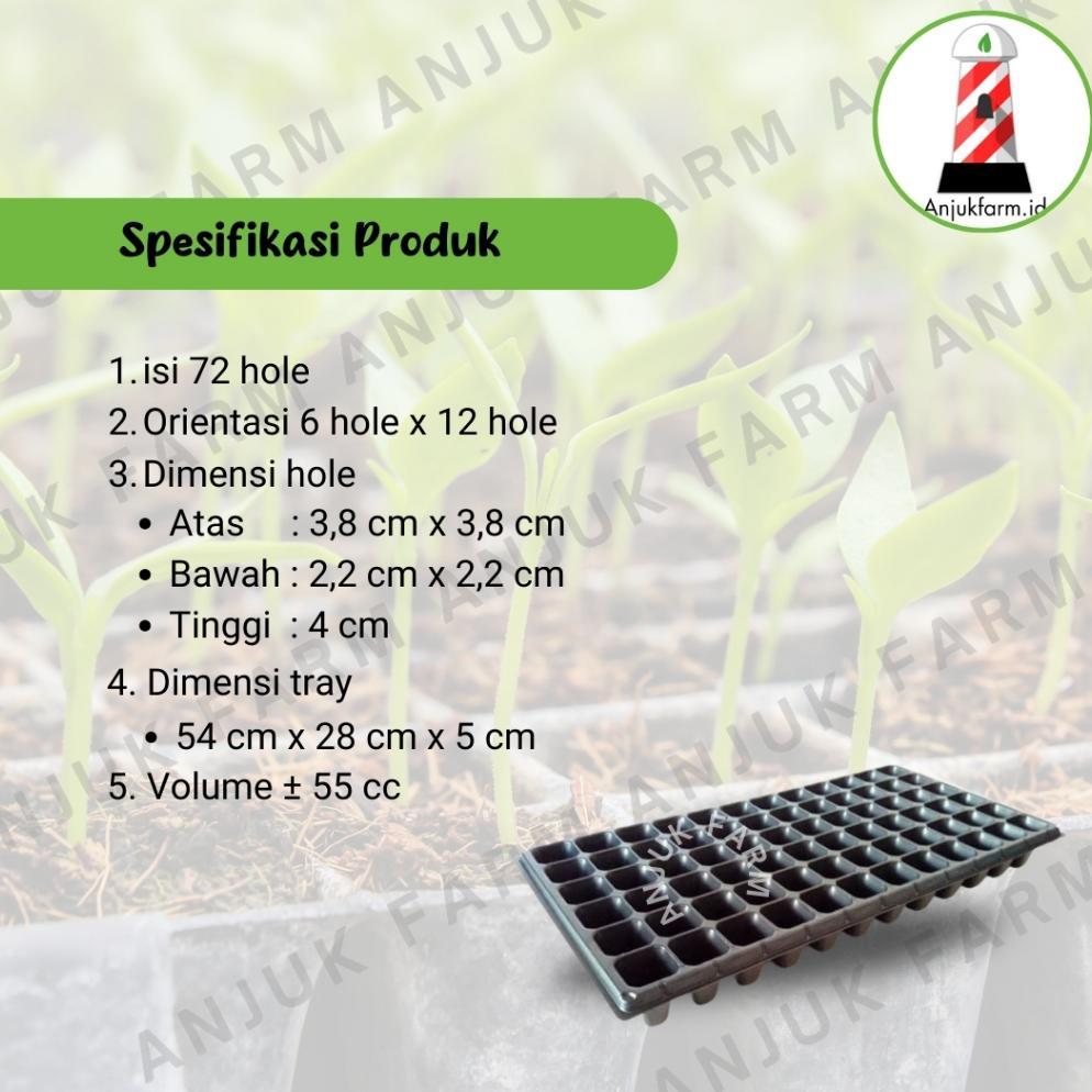 Promo Cod Grosir Tray Semai 0,8Mm Lubang 32, 50, 72, 105, 128, 162, 200, 288 ><