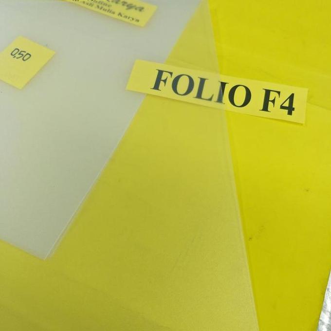 Langsungpas- Plastik F4 Jilid Mika Kaku Bening Doff Dove 0.50