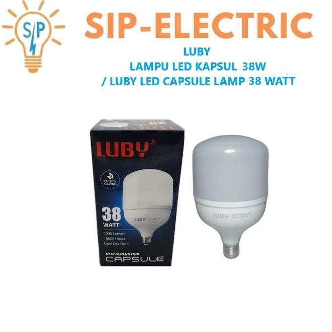 LUBY LAMPU LED KAPSUL 38W PUTIH / LUBY LED CAPSULE LAMP 38 WATT READY STOCK