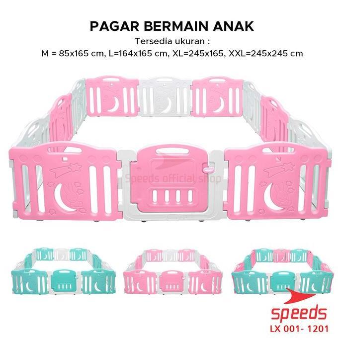 Deri_fans - SPEEDS Pagar Anak Pagar Anak Babyfance Playpen Prosotan Kuda kudaan Mainan Anak Pagar Pa