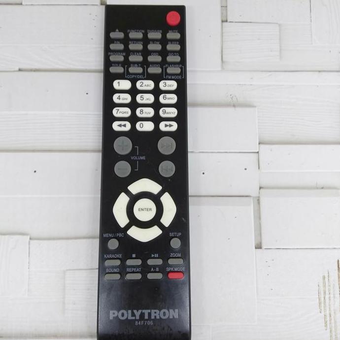 REMOTE REMOT DVD HOME THEATER POLYTRON SPK MODE ORIGINAL ASLI