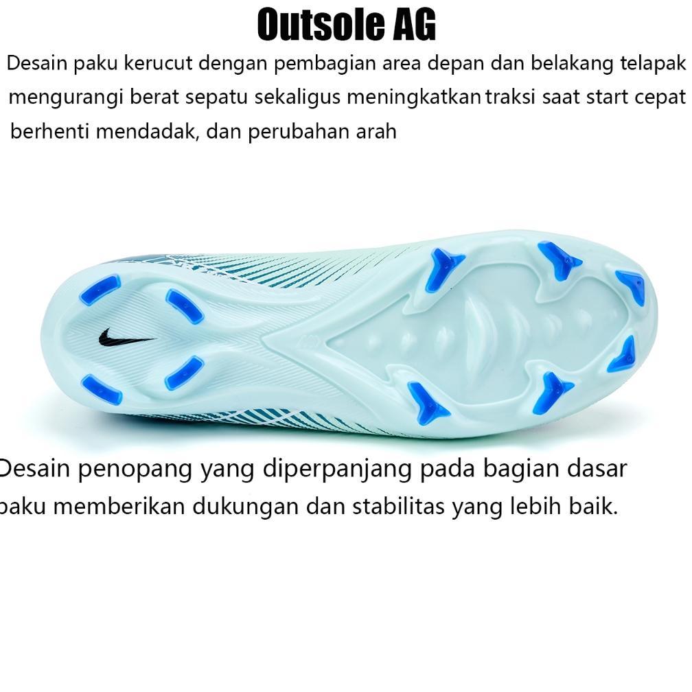New Deals Nike Sepatu Bola Air Zoom Mercurial Vapor 15 Elite Fg  Nyaman  Ringan  Latihan  Pertanding