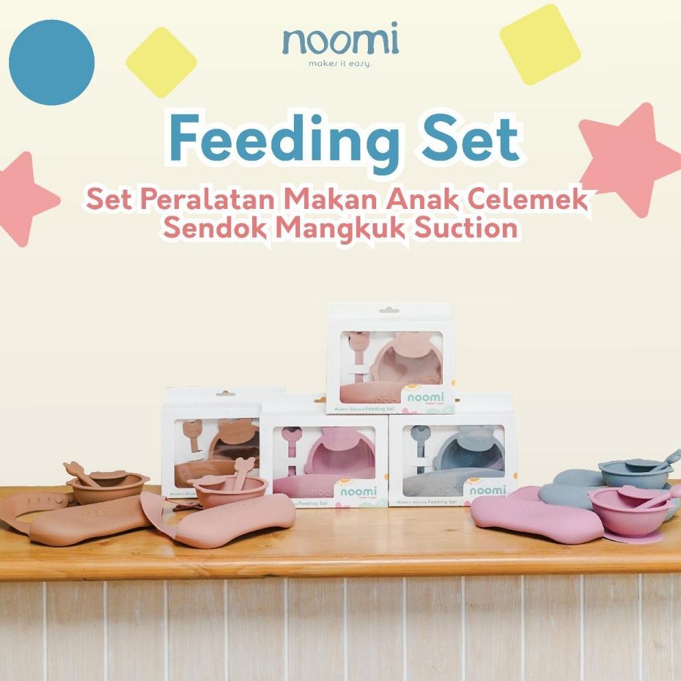 Noomi MPASI Feeding Set Alat Makan Bayi 6 Bulan
