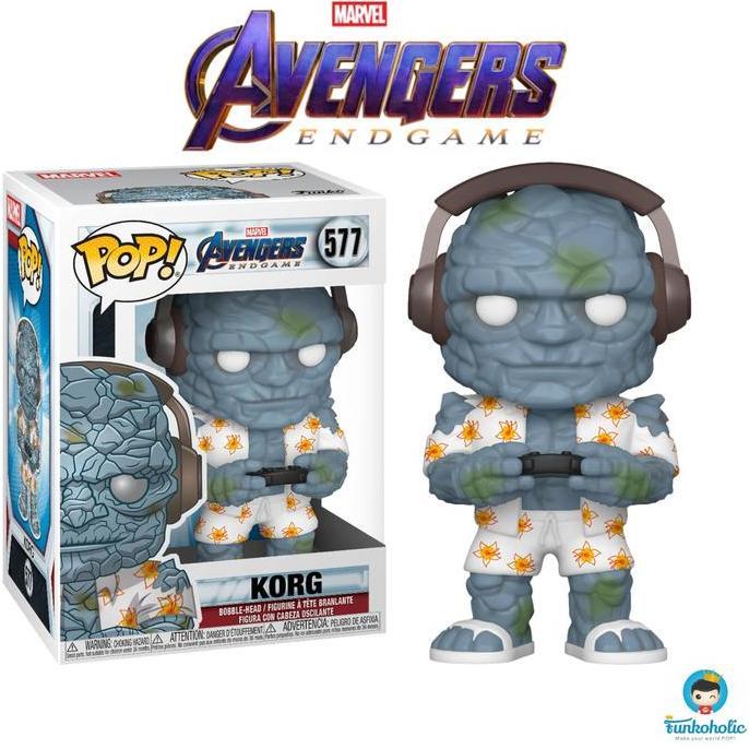 HOT SALE FUNKO POP MARVEL AVENGERS ENDGAME - KORG (GAMER) #577 TERMURAH