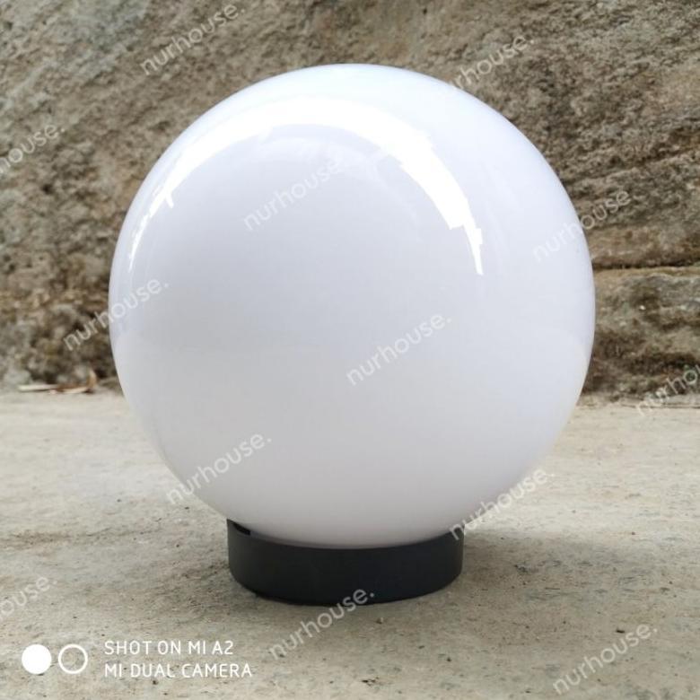 Lampu taman bulat lampu hias lampu penerangan outdoor bulat putih DISKON