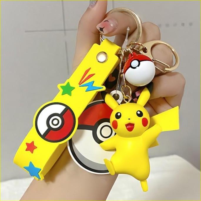 Nintendo Pokemon Keychain With Strap & Pokeball - Pikachu