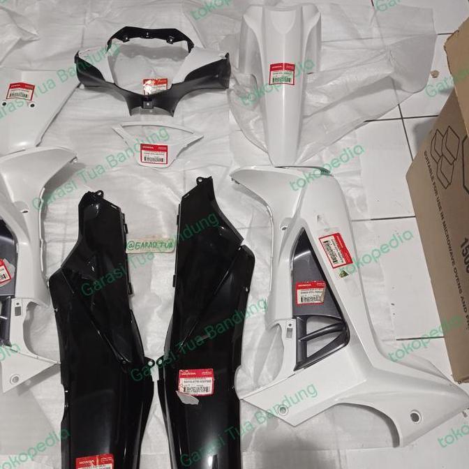 Full Set Body Bodi Supra X 125 Batman Asli Ori Orinal Orisinil AHM