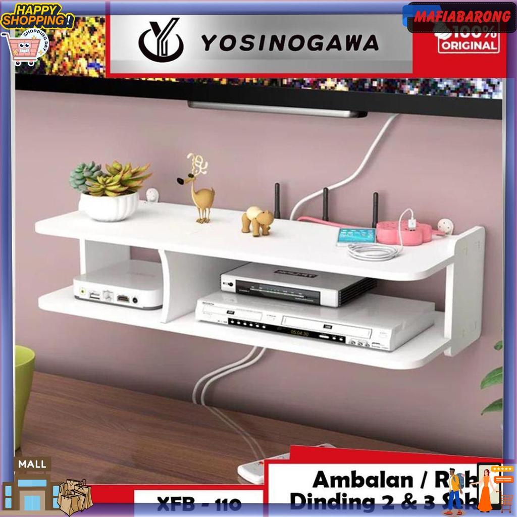 Yosinogawa - Rak Set-Top Kotak Dinding Tv Ruang Tamu Bebas Pukulan Kotak Penyimpanan Router Hiasan D