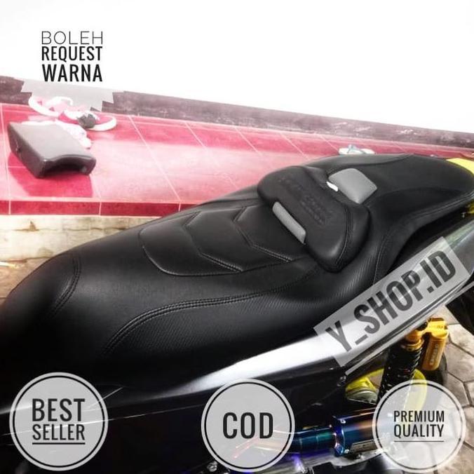 Sarung Kulit Jok Motor Aerox 125 155 Custom Eropa Variasi Terbaru Kulit MBtech Ori Anti Rembes