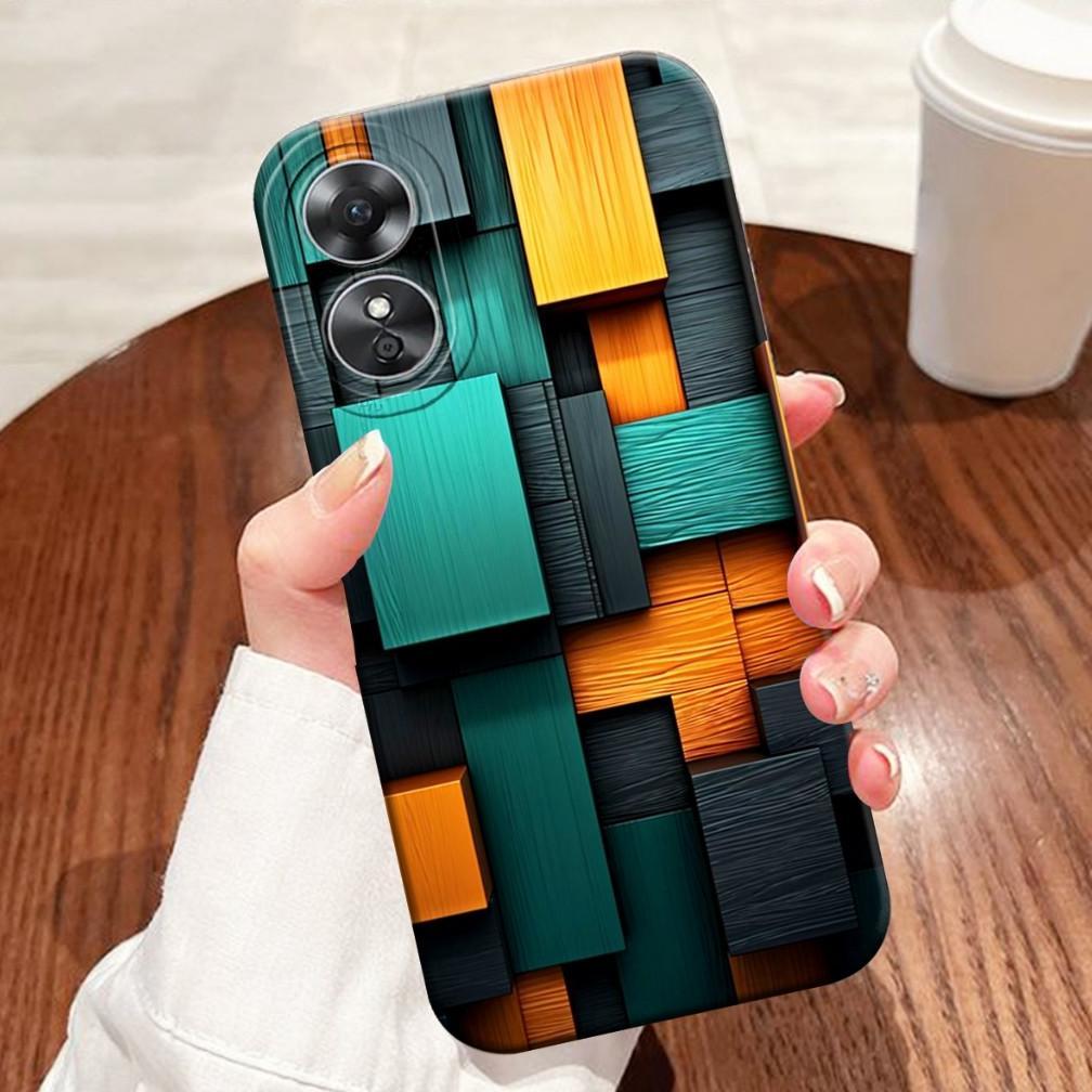 CUCI GUDANG Softcase Oppo a17 A18 a38 a17k a58 4G a78 4G a78 5G a79 a98 Reno 10 11 11 Abstrak Dark W