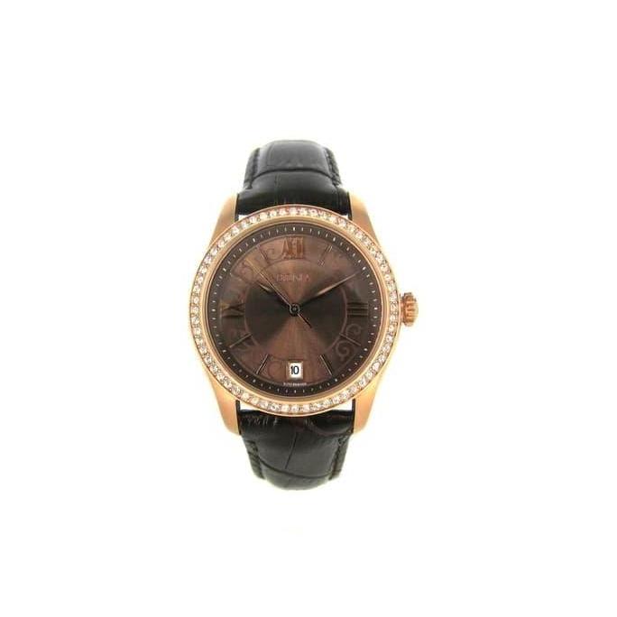 JAM TANGAN WANITA ORIGINAL BONIA B839-3541S BROWN STRAP KULIT