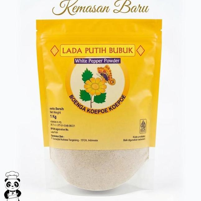 Boenga Koepoe Koepoe Lada Putih Bubuk Merica 1Kg