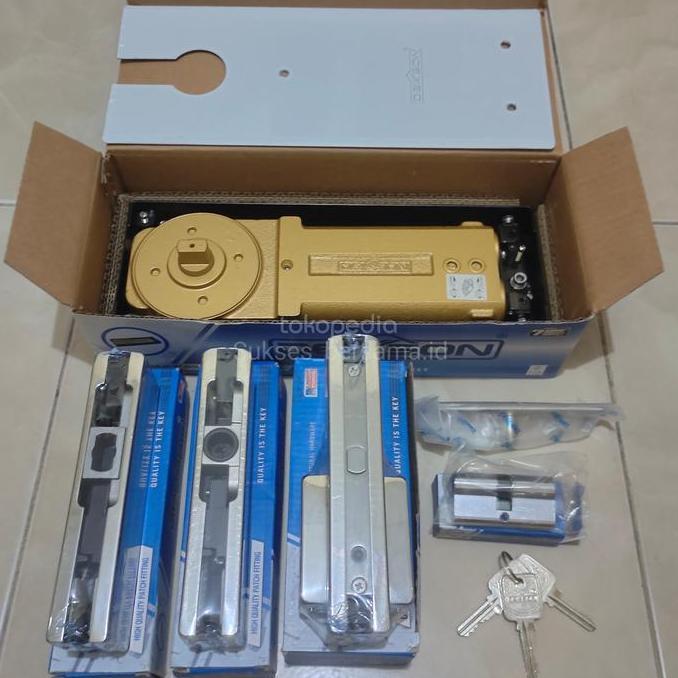 Paket Floorhinge Dekson 84 Patch Fitting