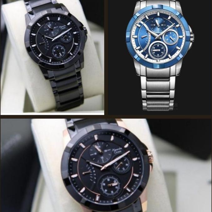 ALEXANDRE CHRISTIE AC2503 / AC 2503 BLUE STAINLESS STEEL MULTIFUNCTION