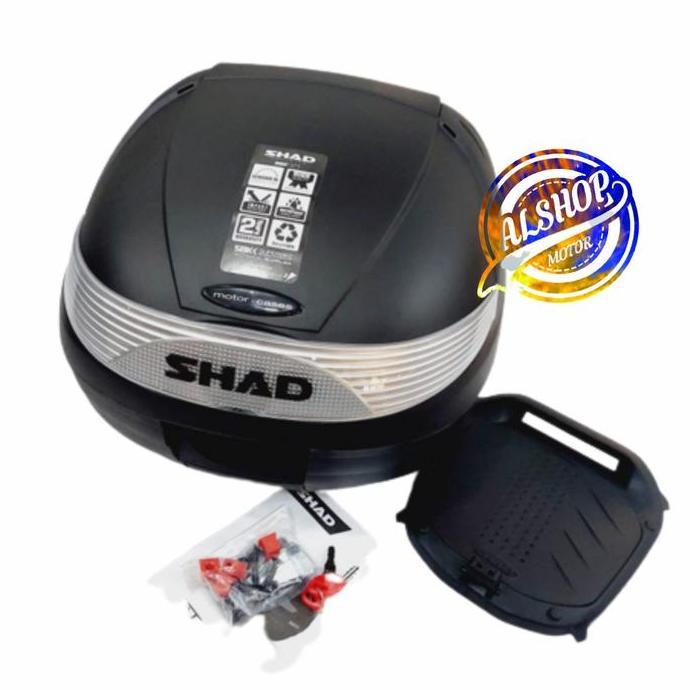 PAKETAN BOX SHAD SH29 DAN BREKET BOX LEXI 125 BOX + BREKET BOX LEXI Helm Motor