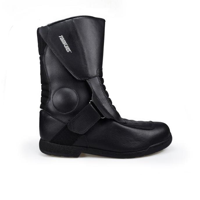 TOMKINS Polo Tour Star - Hitam Sepatu Motor