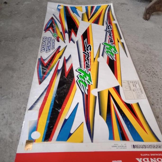 striping stripping stiker body set honda supra fit 871x0-KTL-890ZC ori