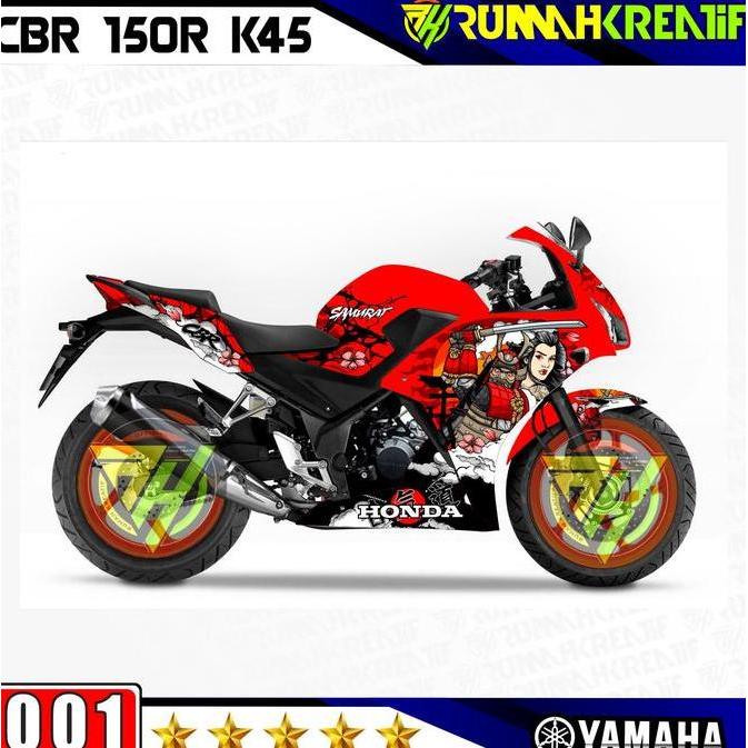 CBR 150 R K45 DECAL VARIASI STIKER STRIPING