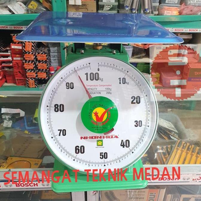 BEBAS ONGKIR - 100kg TIMBANGAN DUDUK LAUNDRY MANUAL 100 kg 100kg NHON HOA VIETNAM ORI