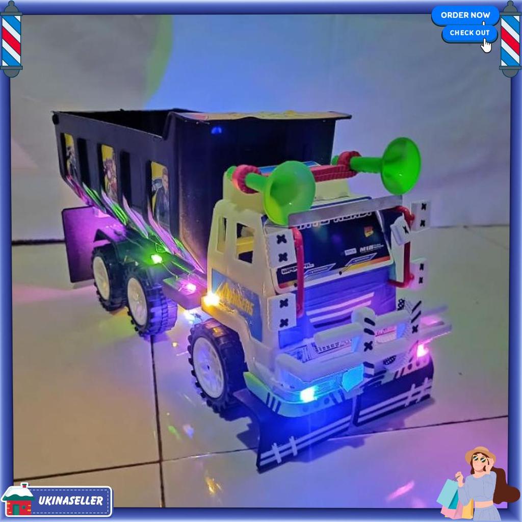 Mobil Mobilan Anak Truk Oleng Pasir Variasi Lampu Kedap Kedip Dijamin Bagus