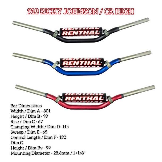 Stang Renthal Twinwall 918 CR High / Twinwall Renthal ORIGINAL